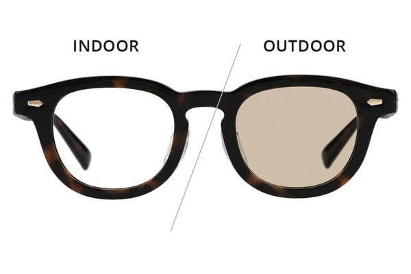 Zoff AOI IHARA ウェリントン型 サングラス ブラック×カーキ Zoff｜AOI IHARA(WEB限定商品)(調光レンズ搭載)（ZN251G18-49A1
