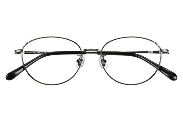 オーバル・グレー(ガンメタ)のメガネ