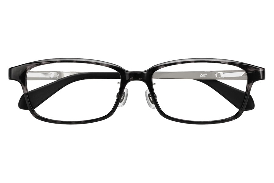 ウエリントン・シルバー(デミ柄)のメガネ