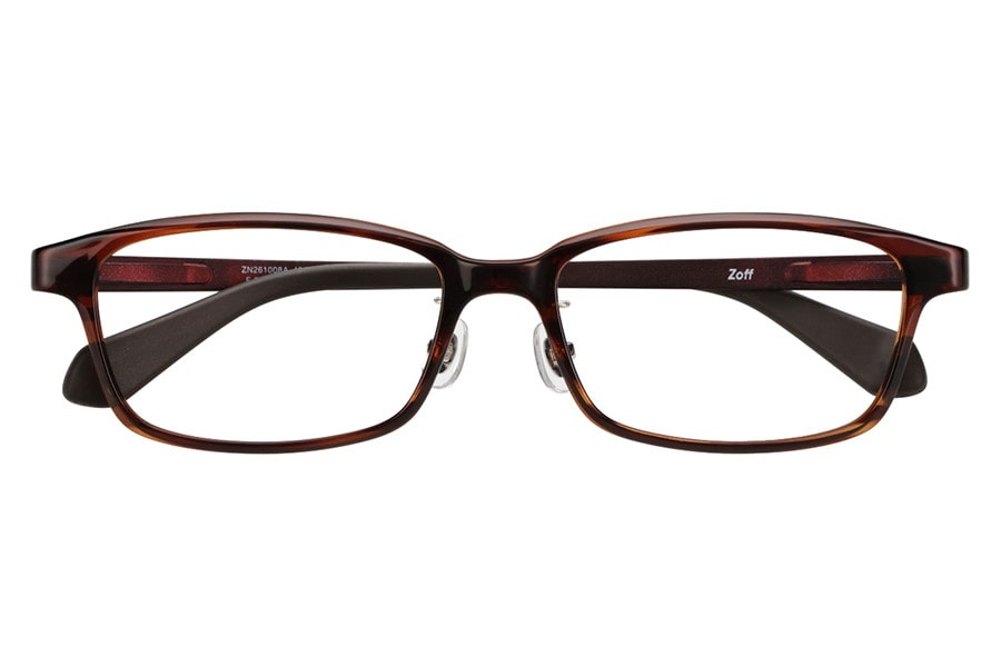 ウエリントン・ブラウン(クリア)のメガネ