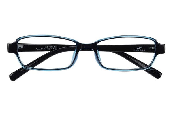 2.5 圧迫感の少ないスクエアフレーム/Zoff READING GLASSES(WEB限定