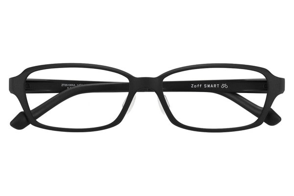 スクエア・ブラック(マット)のメガネ