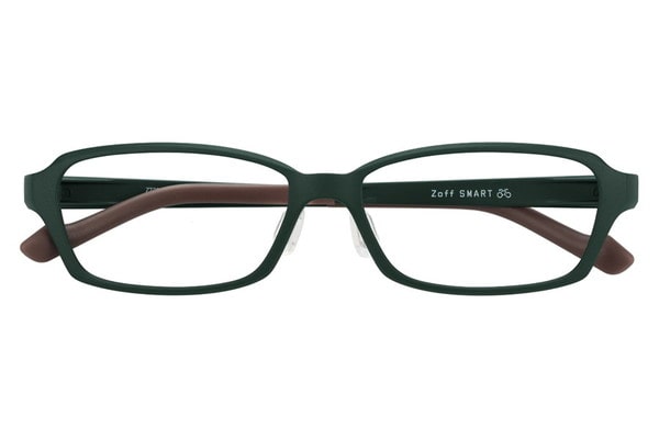 スクエア・グリーン(マット)のメガネ