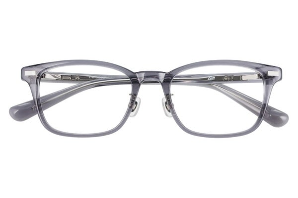 zoff メガネ　ウェリントン グレージュ　薄型非球面　ブルーライトカット　眼鏡 アウトレット価格]高級感のあるウェリントン型(一部店舗限定商品