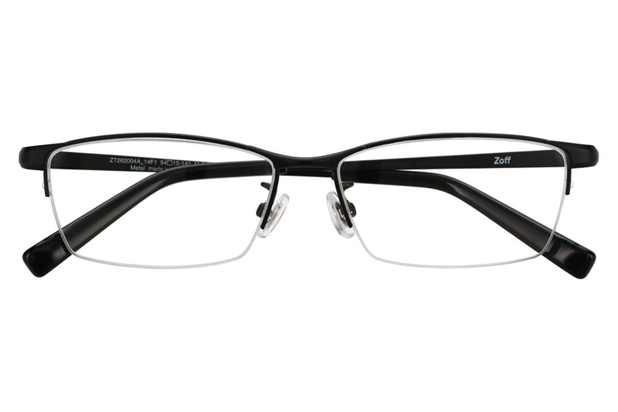 中古 美品 レンツα-10φ ベーシックで使いやすいスクエア型（ZT262004-14F1）｜メガネのZoff