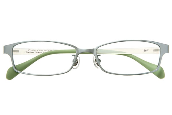 スクエア・グリーン(マット)のメガネ