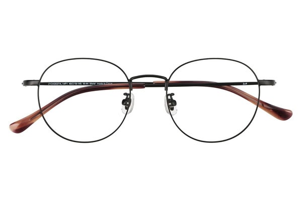 ボストン・ブラック(マット)のメガネ