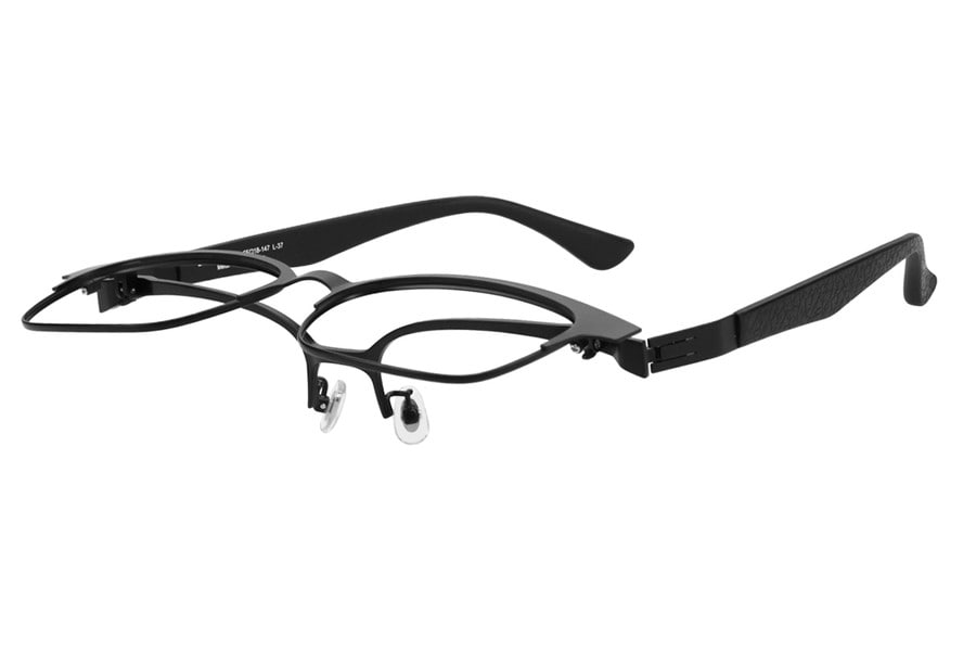 Zoff　跳ね上げ式メガネ(度付き) 新構造のスクエア型FLIP UP(跳ね上げ式メガネ)（ZY252030-14F1