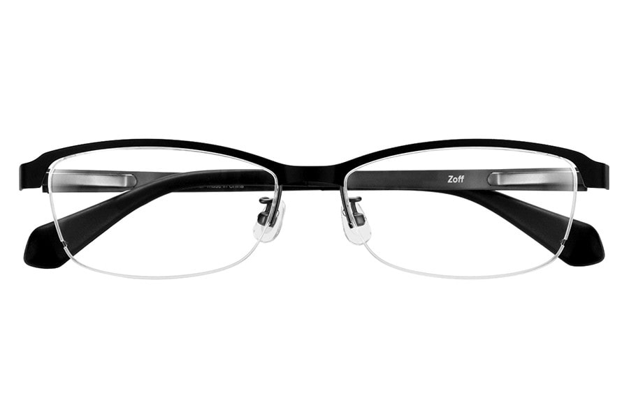 スクエア・ブラック(マット)のメガネ