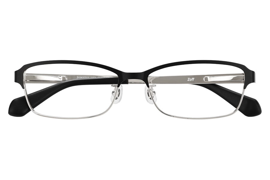 スクエア・ブラック(マット)のメガネ