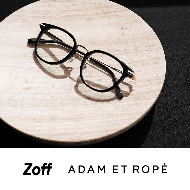 【未使用保証付】zoff × ADAM ET ROPE 度入りサングラス