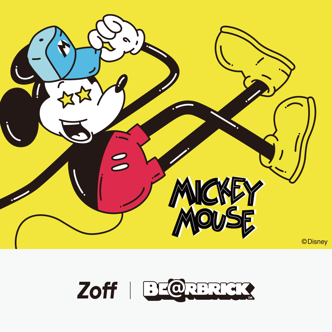 アメコミ zoff BE@RBRICK Zoff｜MICKEY MOUSE BE@RBRICK｜メガネのZoffオンラインストア