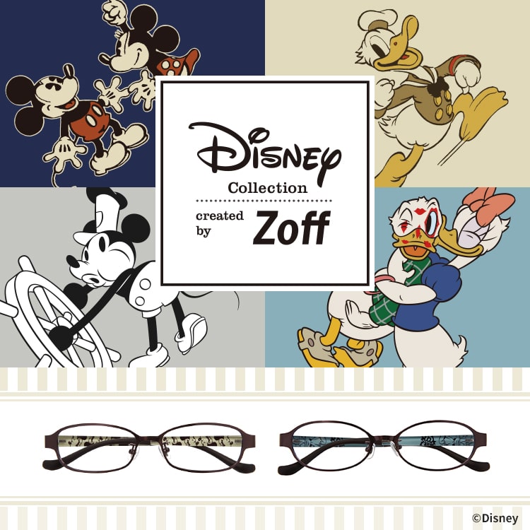 Mickey Friends Series Trad Line メガネのzoffオンラインストア