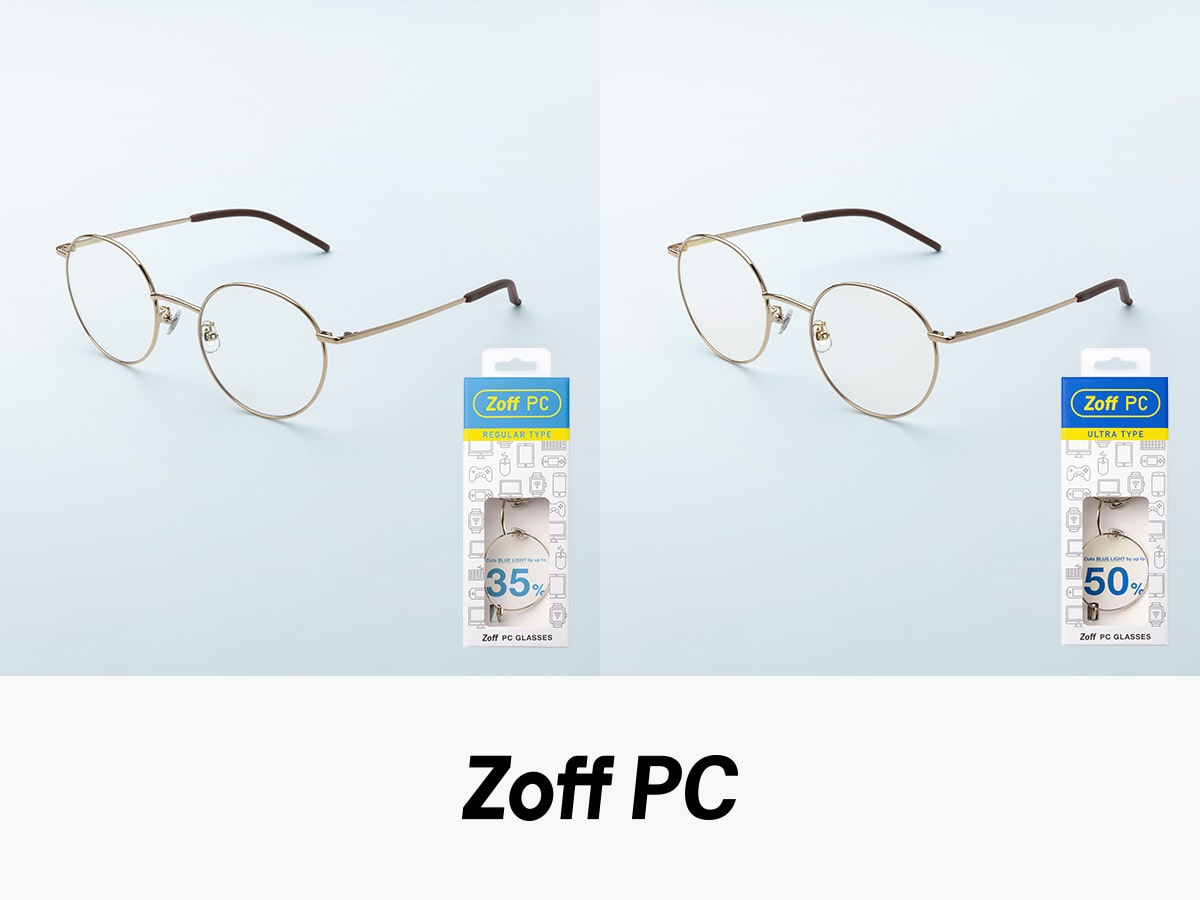 Zoff PC】ブルーライトカット/PC用メガネ(度なし)｜メガネのZoff