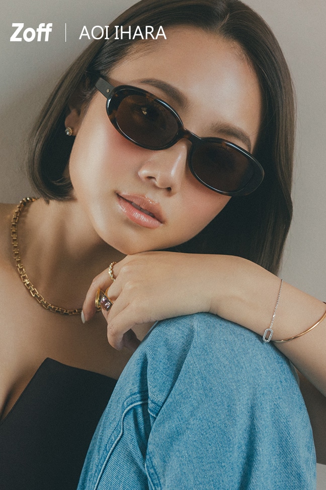 【定価約55%オフ】新品 Zoffサングラス 黒縁 ブルー 度なし ケース付き サングラス（sunglasses）｜メガネのZoffオンラインストア