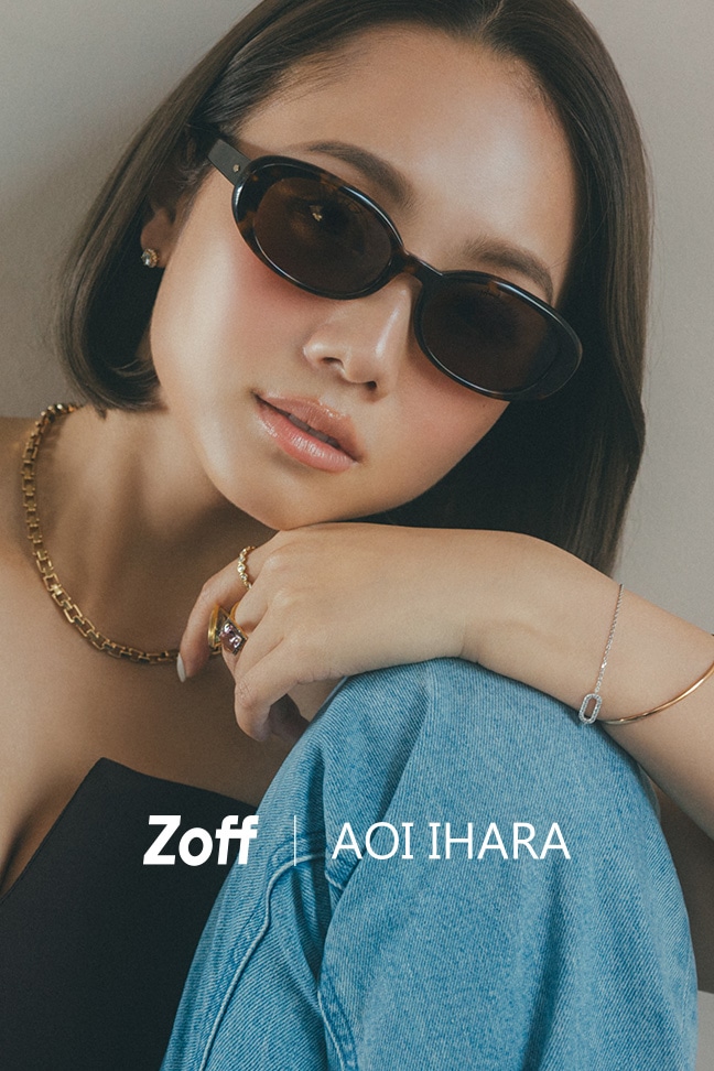 美品◯ Zoff サングラス　度なし セール価格]ウェリントン型サングラス/TREND(WEB限定商品