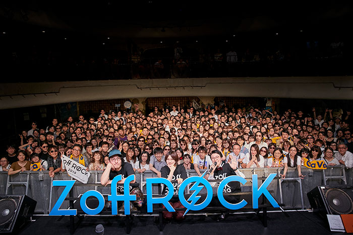 Zoffが贈る一夜限りのプレミアムイベント「Zoff Rock 2019」開催