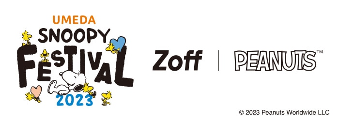 うめだスヌーピーフェスティバル2023 Zoff POP UPストア