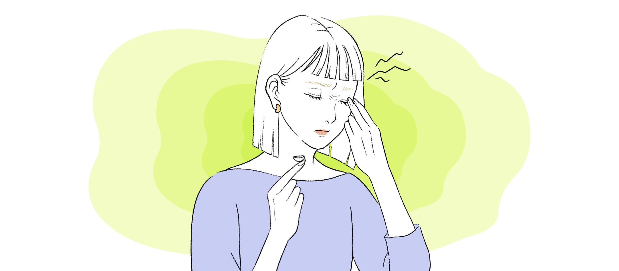 コンタクトレンズによる頭痛の原因・対処法！快適に過ごすためには？