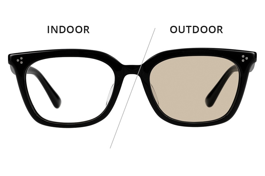 90年代のストリート感！一本でメガネにもなる調光サングラス