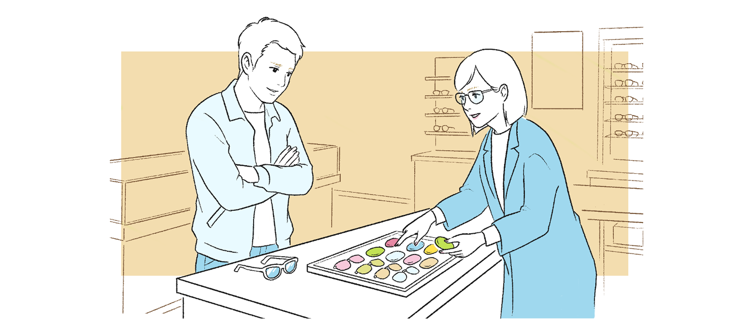 サングラスのレンズ交換のやり方は？持ち込み可否や費用を解説