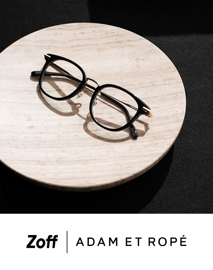 【未使用保証付】zoff × ADAM ET ROPE 度入りサングラス