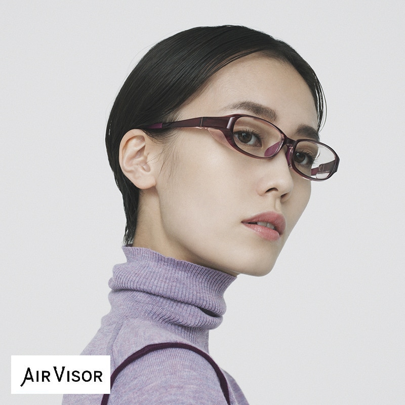 AIR VISORの着用画像