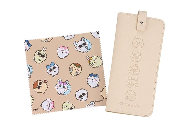 COOL&HAPPYなメガネケースとメガネ拭き付き