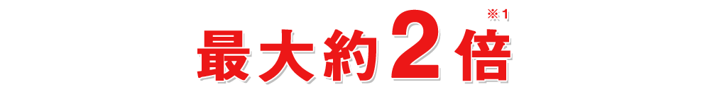 Zoffの遠近両用レンズは視野の広さが最大約2倍