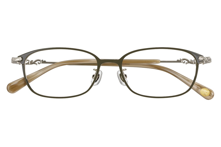 ウエリントン・グリーン(オリーブ)のプーさんのメガネ