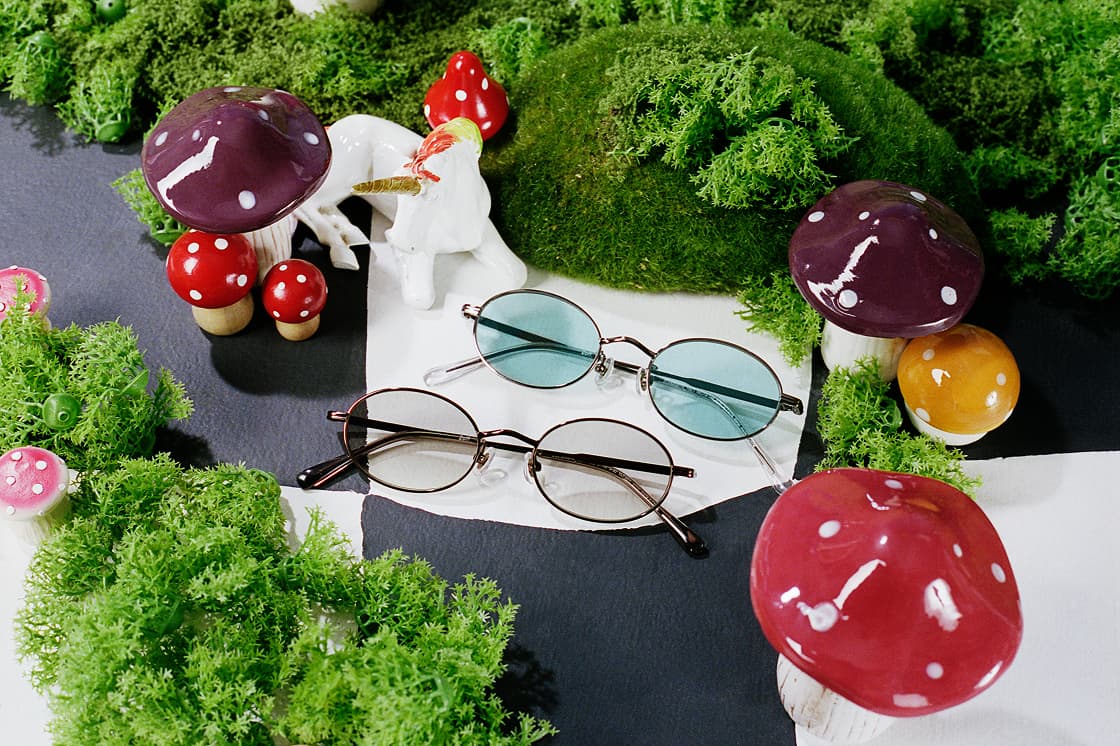 不思議な国の少女ヘイリーの変な夢 エレガンスな印象のオーバル型メタルフレーム