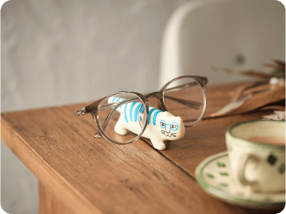 メガネ置き 使用例1