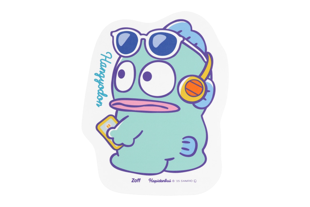 けろけろけろっぴのダイカットメガネ拭き