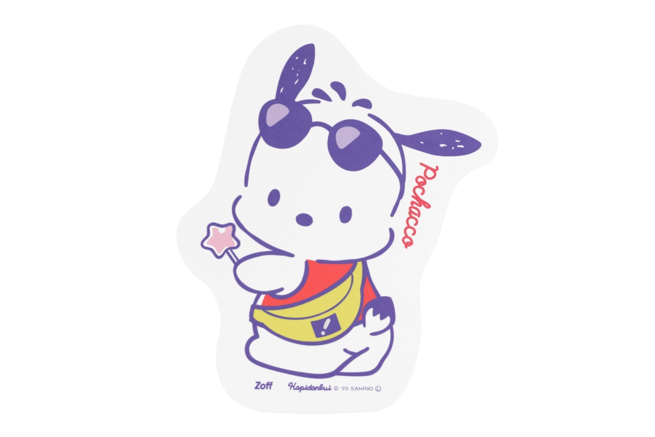 ポチャッコのダイカットメガネ拭き