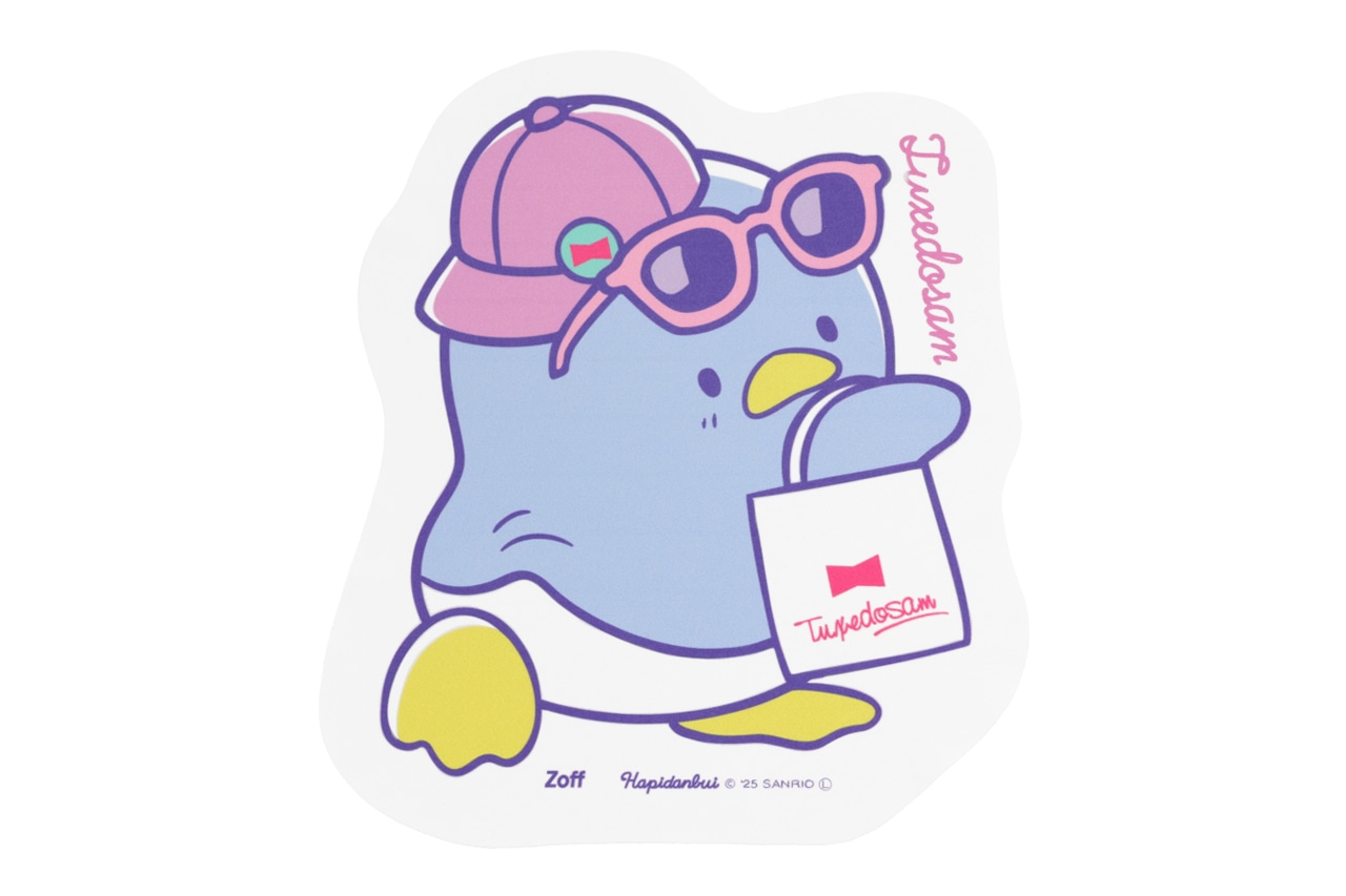 タキシードサムのダイカットメガネ拭き