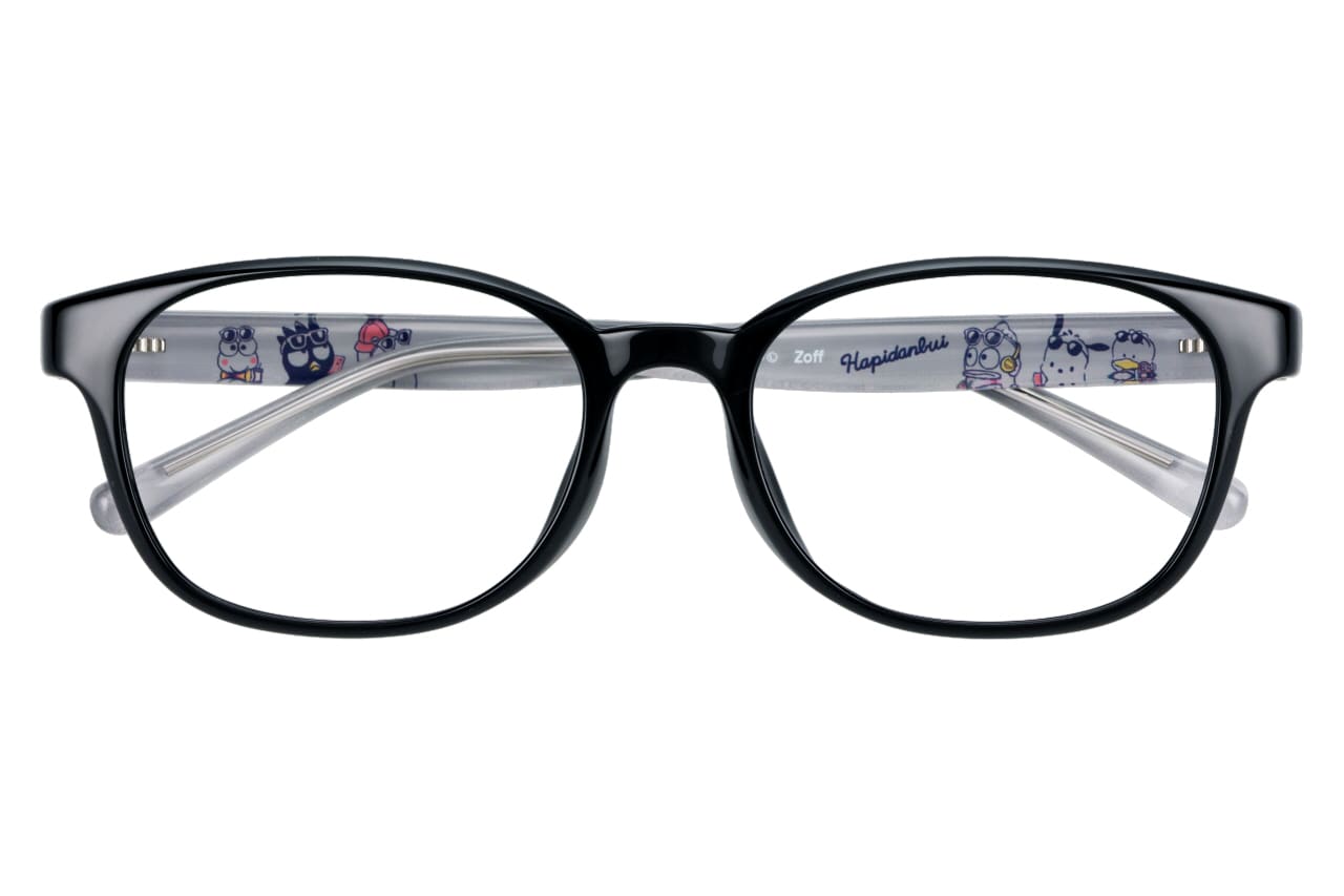 ウェリントン・ブラック・はぴだんぶいのメガネ