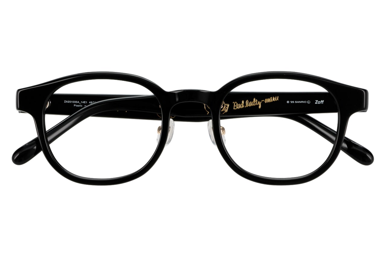 ボストン・ブラック・バッドばつ丸のメガネ