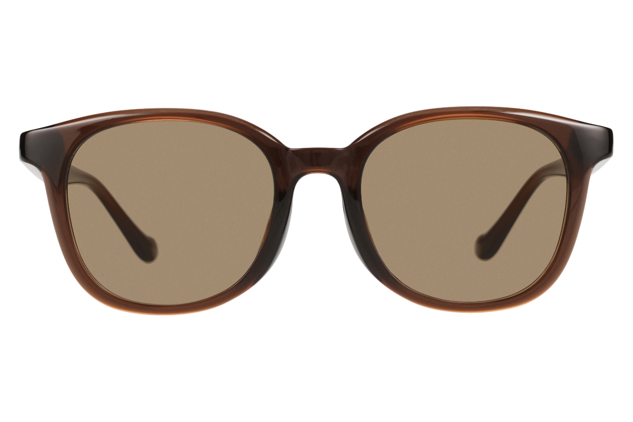 ウェリントン・ブラウン・はぴだんぶいのサングラス