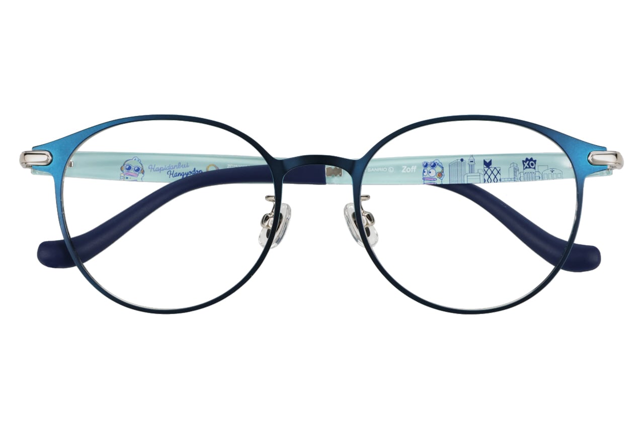 ボストン・ブルー(ネイビー)・ハンギョドンのメガネ