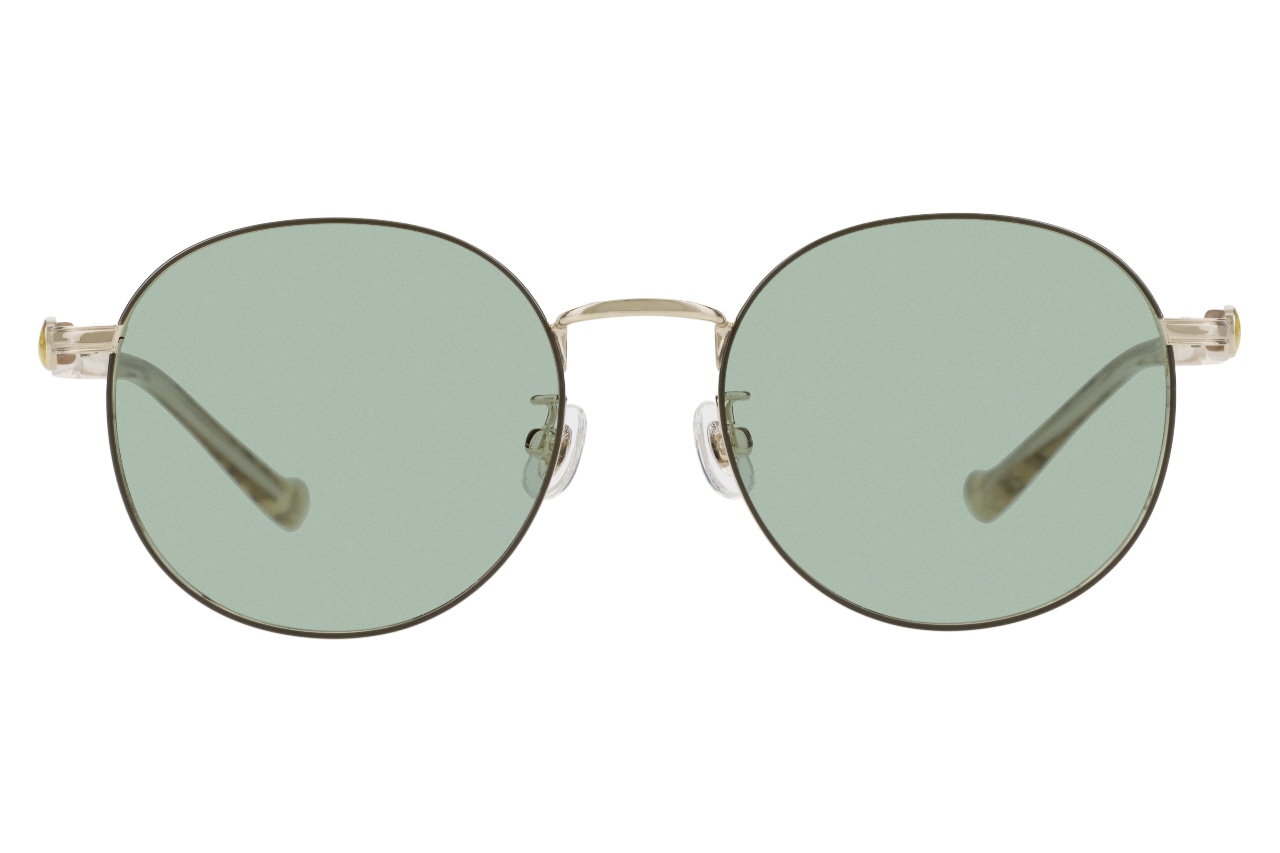 ボストン・グリーン(オリーブ)・けろけろけろっぴのサングラス