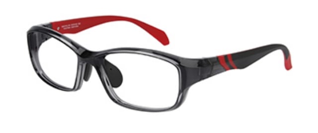 ウェリントン・グレーのキッズメガネ