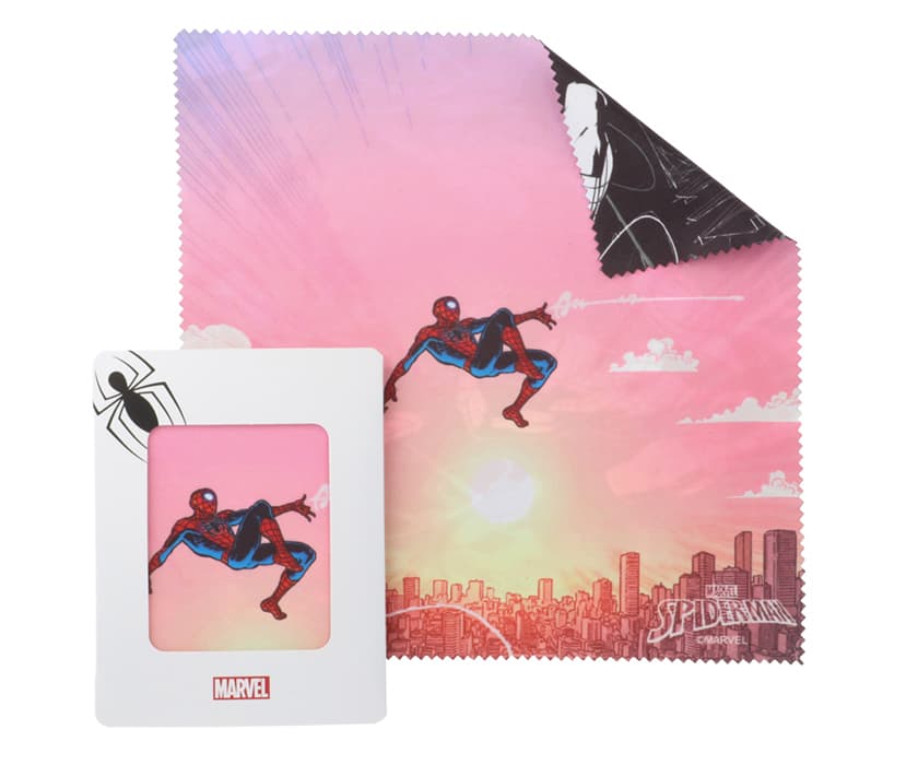 メガネ拭き スパイダーマン 夕焼け