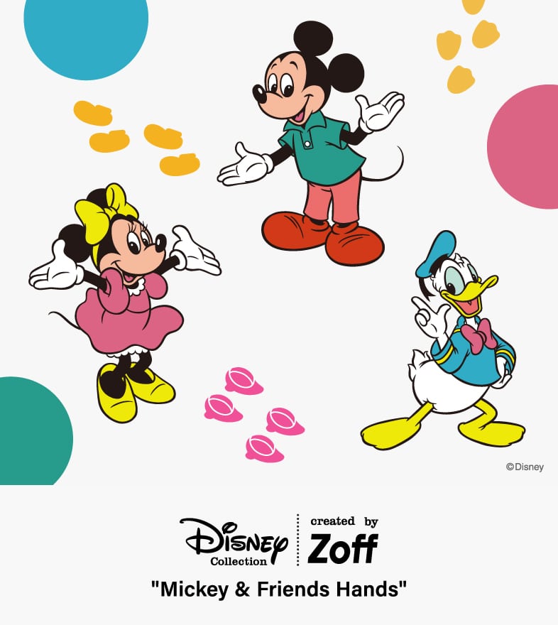 Disney Collection created by Zoff “Mickey & Friends Hands