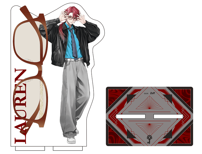 にじさんじ・ローレンのアクリルメガネスタンド