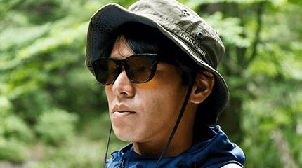 輪郭がくっきりと見えやすい 偏光ブラウンフィルター