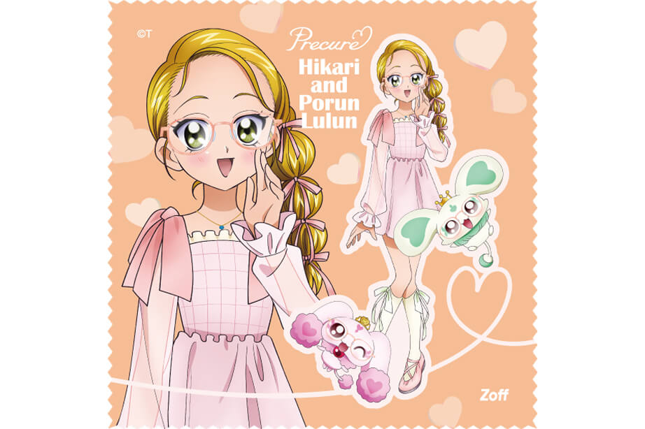 プリキュア・メガネ・シャイニールミナス＆ポルン＆ルルンモデル