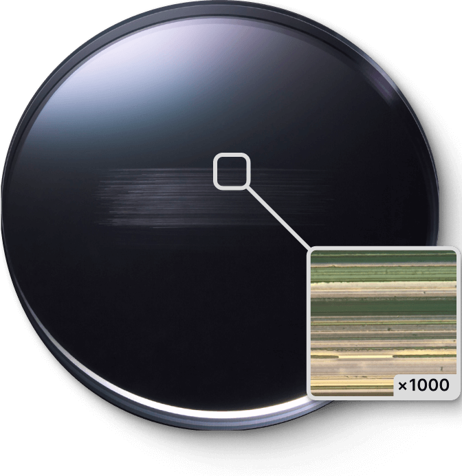 擦傷性試験の結果 セットレンズ