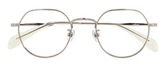 Zoff・JOURNAL STANDARD relume・ゴールド・クラウンパント・メガネ