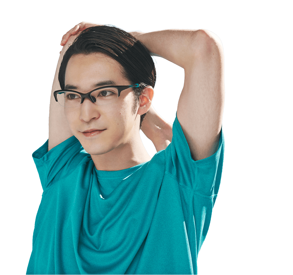 Zoff SPORTSの着用画像
