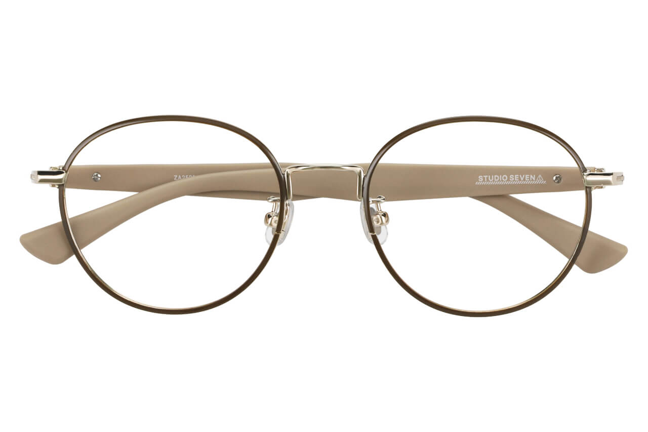 ブラウン ボストンのメガネ